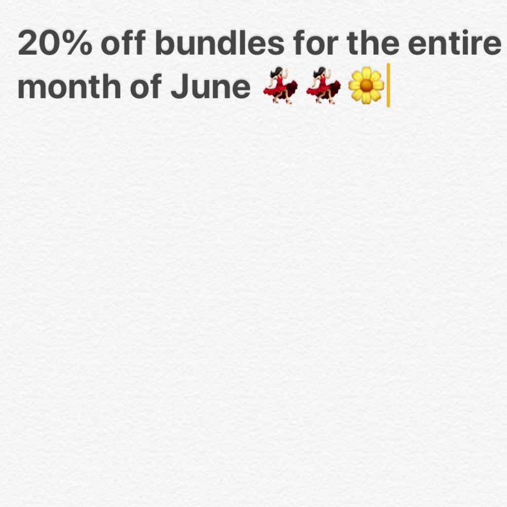 20% off bundles!